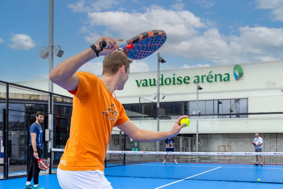 Padelplätze bei Vaudoise aréna